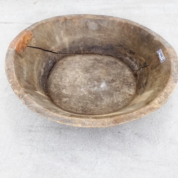 A20Beautifully20Rustic20Turkish20Wood20Bowl2020Crafted20by20Hand - ANTIQUITIESWAREHOUSES