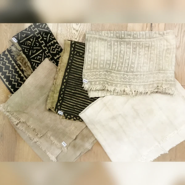 African20Tribal20Fabric20Brown20and20Tan20Hand20Woven - ANTIQUITIESWAREHOUSES