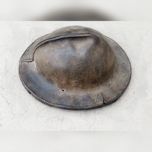 An20Antique20Leather20Miners20Helmet20from20France - ANTIQUITIESWAREHOUSES