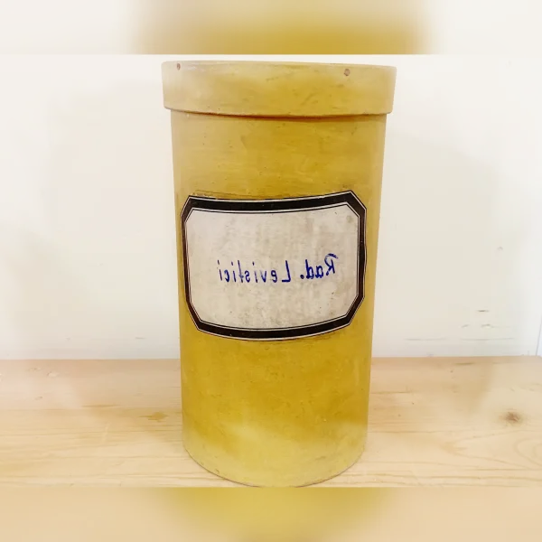 An20Antique20Yellow20Herbal20Jar20from20an20Apothecary - ANTIQUITIESWAREHOUSES