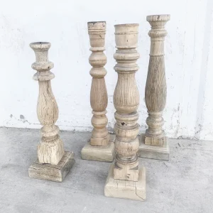 An20Artisanal20Wooden20Holder20for20Candles - ANTIQUITIESWAREHOUSES