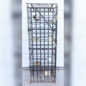 An20Elegant20Iron20Display20for20Your20Vintage20French20Wine20Bottles - ANTIQUITIESWAREHOUSES
