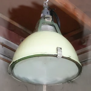 An20IndustrialStyle20Pendant20Light20in20Vintage20Mint20Porcelain - ANTIQUITIESWAREHOUSES