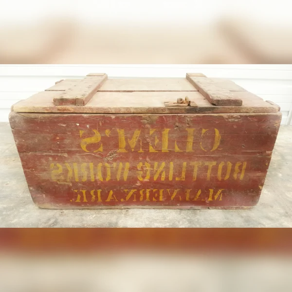 Antique20Clems20Bottling20Works20Display20CaseIncludes20Bottles - ANTIQUITIESWAREHOUSES