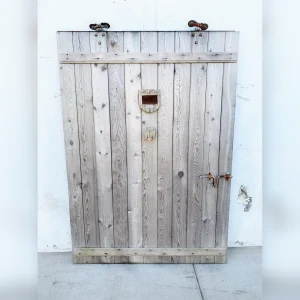 Antique20SingleStall20Bleached20Barn20Door20with20a20Rustic20Finish - ANTIQUITIESWAREHOUSES