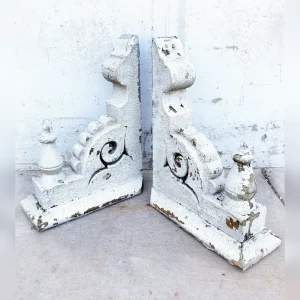 Authentic20Pair20of20Antique20HandCarved20Wooden20Corbels - ANTIQUITIESWAREHOUSES