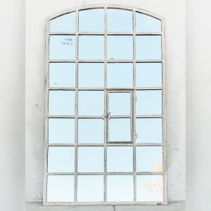 Beautiful2028Pane20Arched20Iron20Mirror20with20a20Classic20Vintage20Style - ANTIQUITIESWAREHOUSES