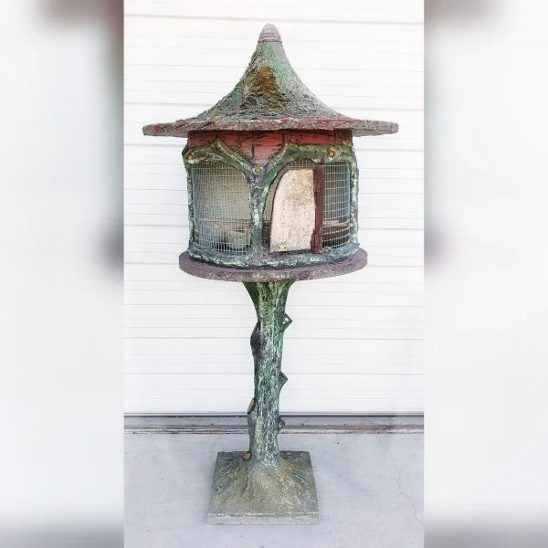 Beautiful20Handmade20Rustic20Wood20Birdhouse20with20a20Fais20Bois20Pattern - ANTIQUITIESWAREHOUSES