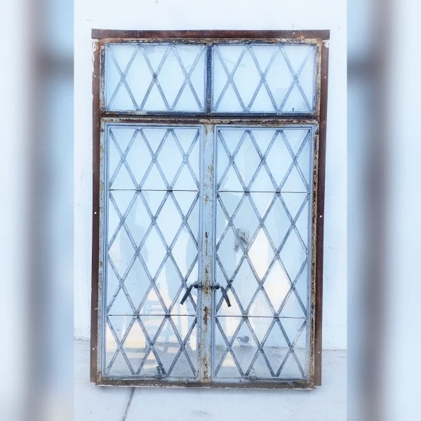 Beautiful20Large20Rectangular20Window20with20Diamond20Panes - ANTIQUITIESWAREHOUSES