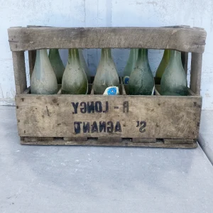 Beautiful20Vintage20French20Wine20Crate2020Adorable20Wooden20Display20Case - ANTIQUITIESWAREHOUSES