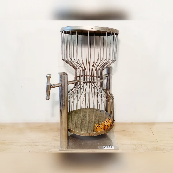 Classic20ChuckaLuck20Game20Decor2020Antique20Wooden20Dice20Cage - ANTIQUITIESWAREHOUSES