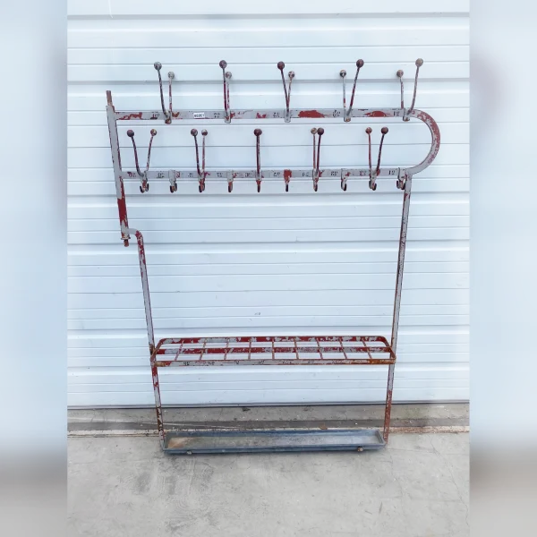 Coat20and20umbrella20stand20made20of20sleek20metal - ANTIQUITIESWAREHOUSES