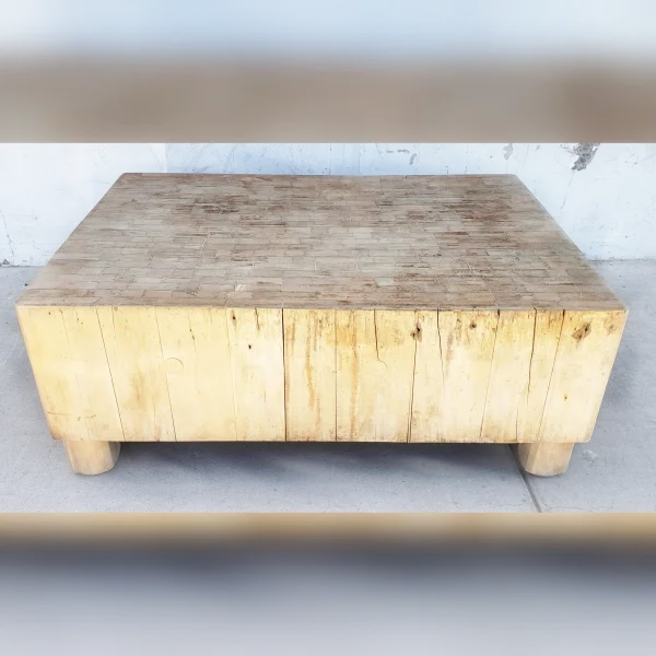 Coffee20Table20Made20of20Butcher20Block20and20Solid20Wood Coffee20Table20Made20of20Butcher20Block20and20Solid20Wood - ANTIQUITIESWAREHOUSES