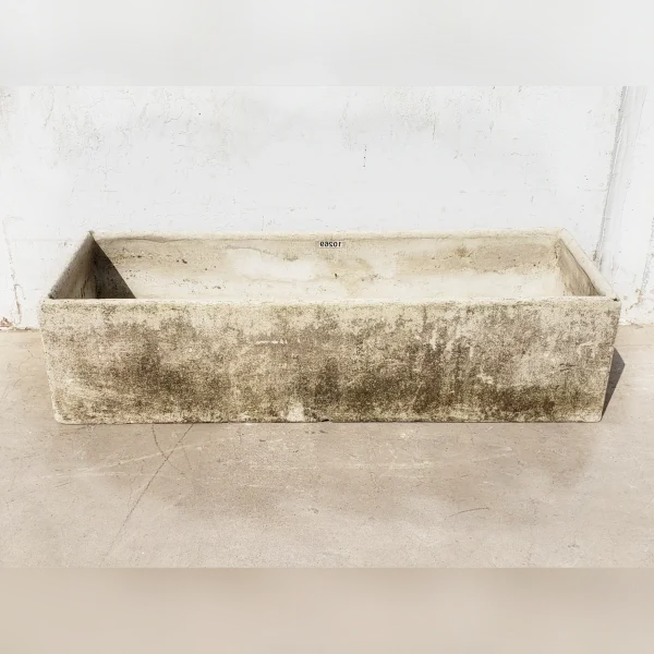 Contemporary20Willy20Guhl20Concrete20Rectangular20Planter 1 - ANTIQUITIESWAREHOUSES