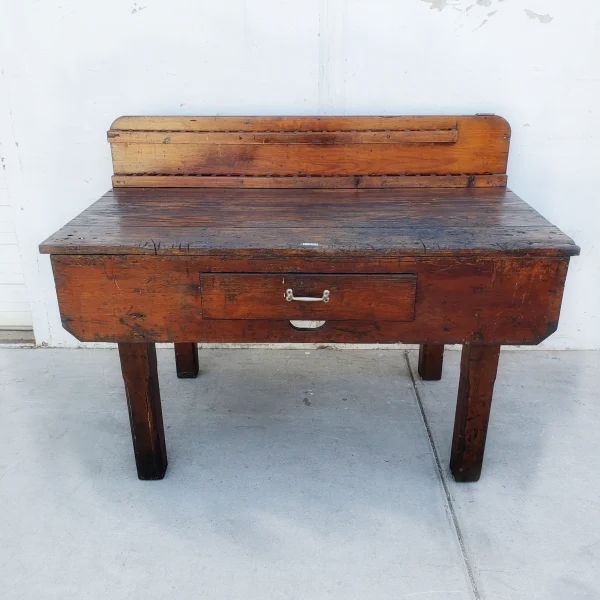 Craft20Table20Made20of20Vintage20Solid20WoodSturdy20and20Handcrafted Craft20Table20Made20of20Vintage20Solid20WoodSturdy20and20Handcrafted - ANTIQUITIESWAREHOUSES