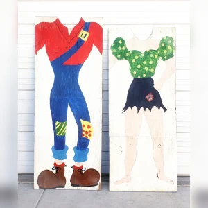 Cutouts20of20Lil20Abner20and20Daisy20Mae20from20a20Vintage20Fair - ANTIQUITIESWAREHOUSES