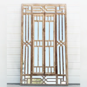 Deco20Style20Antique20Mirrored20Window20Panel - ANTIQUITIESWAREHOUSES