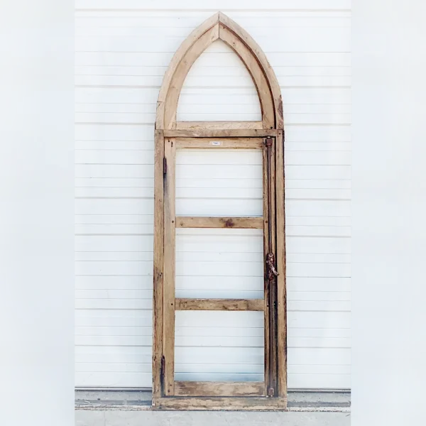 Decorative204Pane20Gothic20Arch20Wood20Window20FrameNo20GlassHandMade - ANTIQUITIESWAREHOUSES
