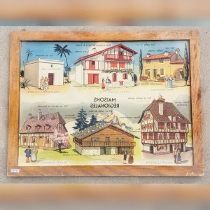 Decorative20Framed20Poster20for20the20French20Regional20Homes - ANTIQUITIESWAREHOUSES