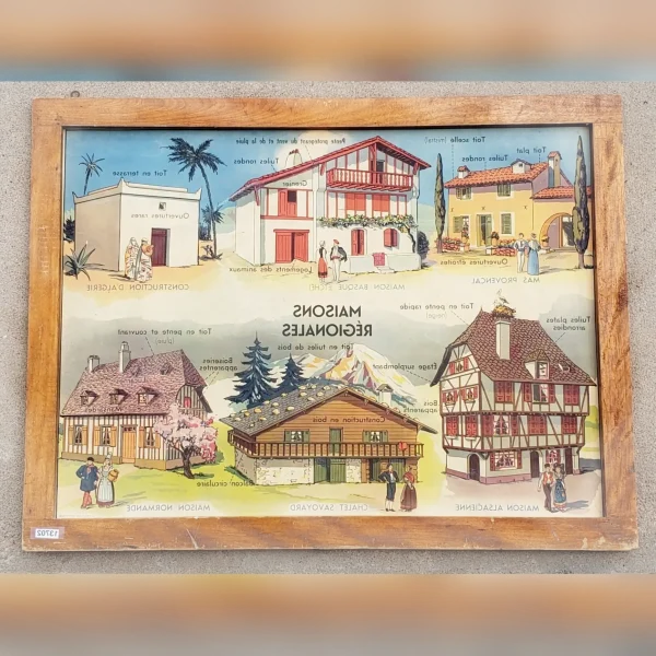 Decorative20Framed20Poster20for20the20French20Regional20Homes - ANTIQUITIESWAREHOUSES