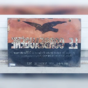 Decorative20Metal20Le20Corbeau20Crow20Sign20in20an20Antique20Fad - ANTIQUITIESWAREHOUSES