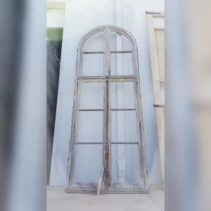 Elegant20HalfRound20Design10Pane20Arched20Window2020Transom20Set - ANTIQUITIESWAREHOUSES