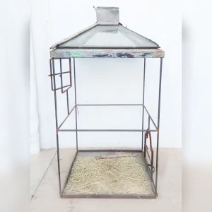 Elegant20and20Spacious20Wrought20Iron20Bird20Cage - ANTIQUITIESWAREHOUSES