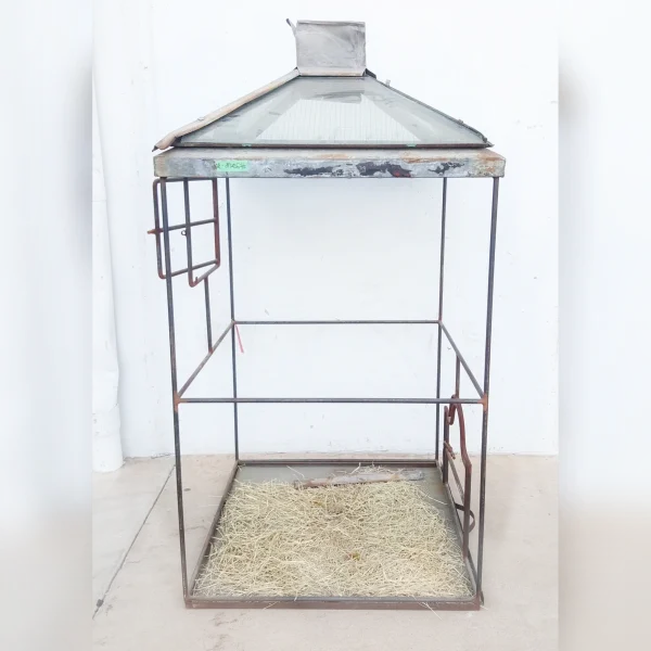 Elegant20and20Spacious20Wrought20Iron20Bird20Cage - ANTIQUITIESWAREHOUSES
