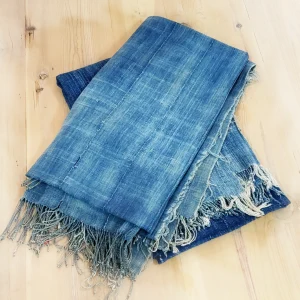 Exquisite20Blue20African20Cotton20Woven20by20Hand20from20Burkina20Faso - ANTIQUITIESWAREHOUSES