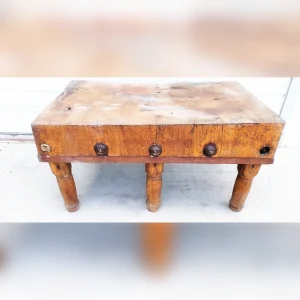 Farmhouse20Coffee20Table20Made20of20Repurposed20Butcher20Block - ANTIQUITIESWAREHOUSES