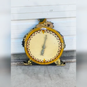 Festive20Fun20on20a20MultiColor20Clown20Wheel20for20Your20Carnival20Entertainment - ANTIQUITIESWAREHOUSES