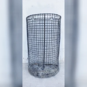 Galvanized20Steel20HalfRound20Basket20that20Will20Last - ANTIQUITIESWAREHOUSES