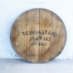 Handmade20Wooden20Dcor2020French20Wine20Barrel20Top20with20a20Rustic20Finish - ANTIQUITIESWAREHOUSES