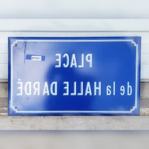 Historic20French20Enamel20Sign2020Dard20Place - ANTIQUITIESWAREHOUSES