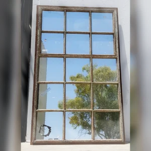 Iron20Mirror20with201520Panes2020Repurposed20for20Farmhouse20Dcor - ANTIQUITIESWAREHOUSES