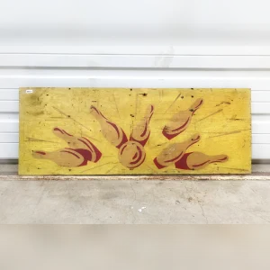 Metal20Wall20Sign20for20Bowling20Alley20in20a20Retro20Style - ANTIQUITIESWAREHOUSES
