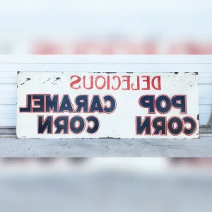 Metal20wall20sign20featuring20caramel20corn20and20vintage20popcorn - ANTIQUITIESWAREHOUSES