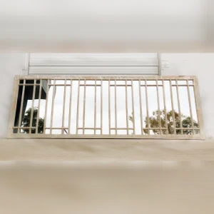 Mirror20with205920Prairie20Wood20Panes20and20a20Traditional20Rectangular20Frame - ANTIQUITIESWAREHOUSES