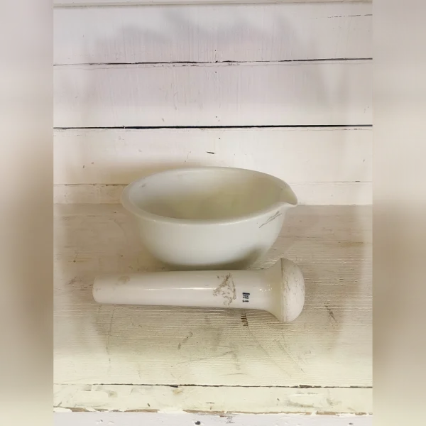 Mortar20and20Pestle20Set20by20Coors20Porcelain2020Medium20LongLasting20Grinding - ANTIQUITIESWAREHOUSES
