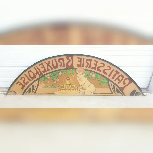 Old20Metal20Sign20for20Brussels20Pastry20Shop - ANTIQUITIESWAREHOUSES