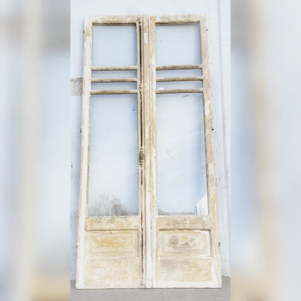 Pair20of20Antique20LightWashed20Wood20Doors Pair20of20Antique20LightWashed20Wood20Doors - ANTIQUITIESWAREHOUSES
