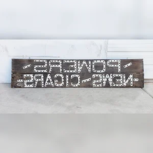 Pub20Sign20for20Powers20News2020Cigars20in20a20Retro20Style - ANTIQUITIESWAREHOUSES