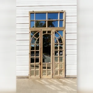 Reclaimed20Wood20Mirror20with20a20Transom20Accent20Vintage20Style - ANTIQUITIESWAREHOUSES