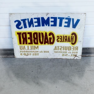 Rock20and20Roll20Style20Metal20Wall20Sign2020Two20Sides - ANTIQUITIESWAREHOUSES