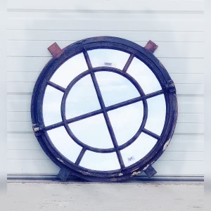 Rustic20Charm20Vintage20Round20Iron20Mirror20with201220Panes - ANTIQUITIESWAREHOUSES