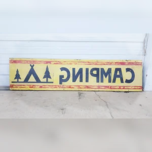 Rustic20Outdoor20Decor2020Metal20Camping20Sign20in20a20Vintage20Style - ANTIQUITIESWAREHOUSES
