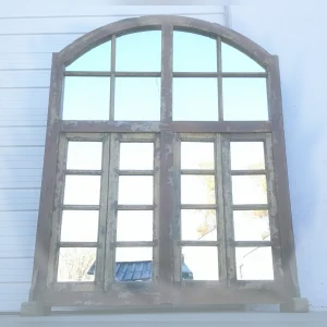 Rustic20and20Lovely2024Pane20Arched20Mirror20in20a20Vintage20Style - ANTIQUITIESWAREHOUSES