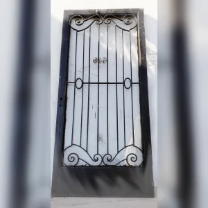 SinglePanel20Antique20Iron20and20Glass20Entry20Door20with20Scrollwork - ANTIQUITIESWAREHOUSES