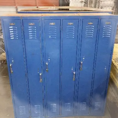 Six20Durable20and20Stylish20Blue20Metal20Lockers20for20Storage - ANTIQUITIESWAREHOUSES