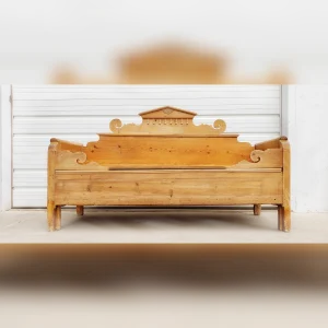 Sleek20Single20Bed20Made20of20European20Pine - ANTIQUITIESWAREHOUSES